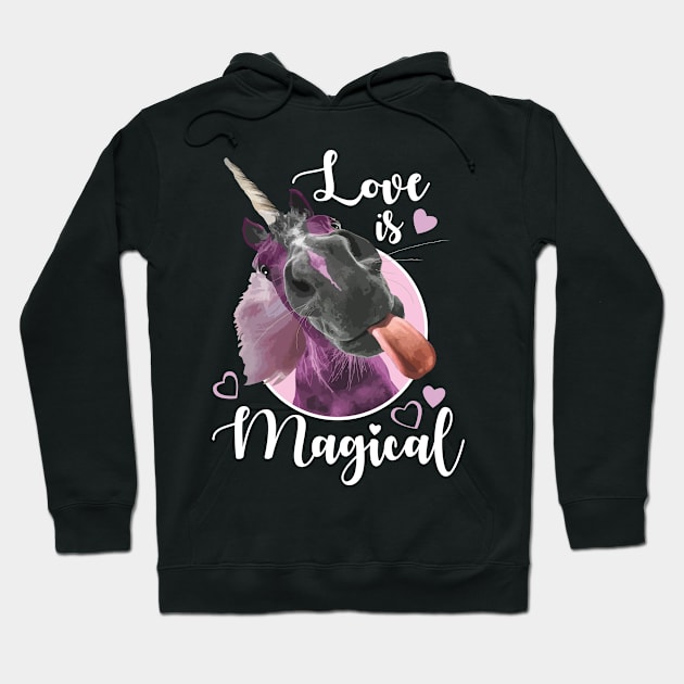 Love is Magical Hoodie by steve@artlife-designs.com